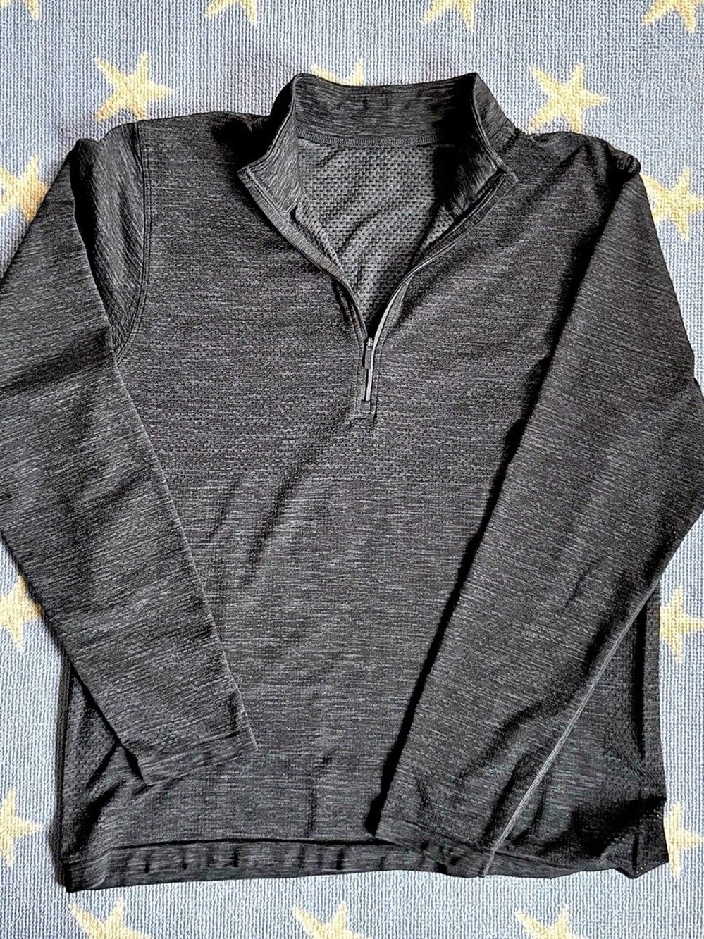 Black Half-Zip Pullover
